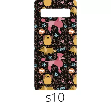 Adesivo Samsung modello di cane giocoso - TenStickers