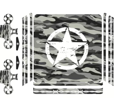 Sticker adesivo skin ps4 mimetico - TenStickers