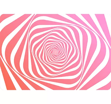 Adesivo spirale caleidoscopica per pc - TenStickers