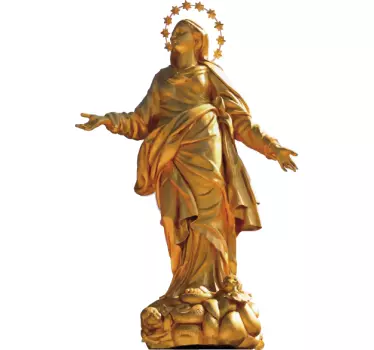 Appendiabiti adesivo Madonnina - TenStickers