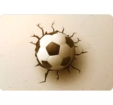 Adesivo per laptop con pallone con effetto 3d - TenStickers