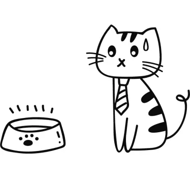 Adesivo per auto con gattino - TenStickers