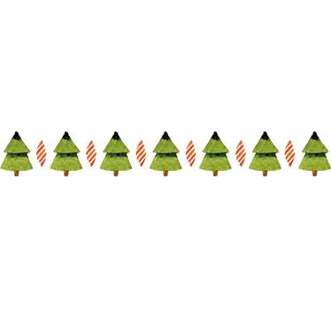 Set adesivi alberi di natale - TenStickers