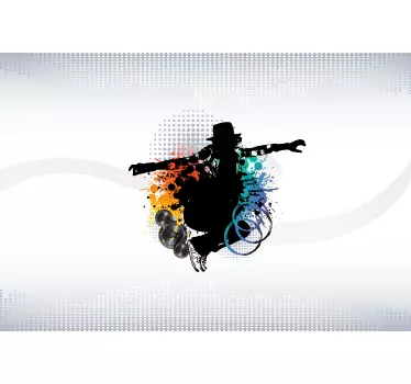 Skin adesiva portatile street dance - TenStickers