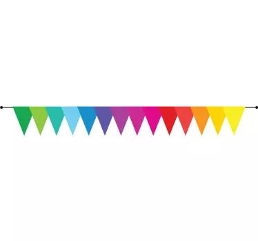 Sticker bambini bandiere arcobaleno - TenStickers