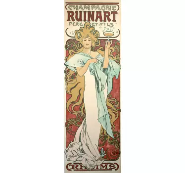 Sticker decorativo Alfons Mucha - TenStickers