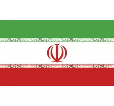 Sticker decorativo bandiera Iran - TenStickers