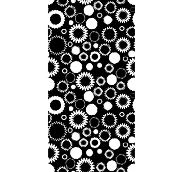 Sticker decorativo box doccia floreale - TenStickers