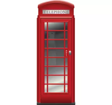 Sticker decorativo cabina telefono Londra - TenStickers