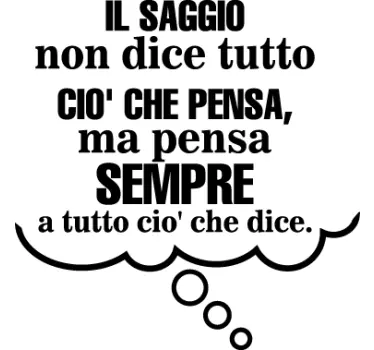 Sticker decorativo frase Aristotele - TenStickers