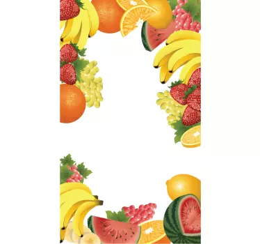 Sticker decorativo immagini frutta - TenStickers