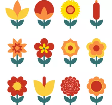 Sticker decorativo interruttore collezione fiori - TenStickers