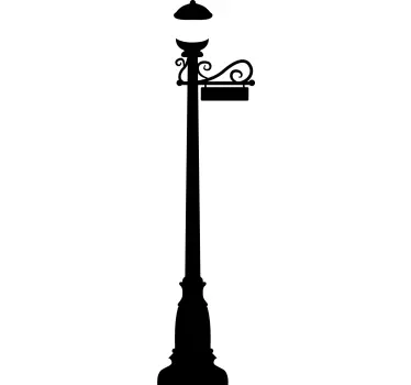 Sticker decorativo interruttore luce lampione - TenStickers