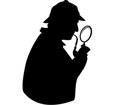 Sticker decorativo Sherlock Holmes - TenStickers