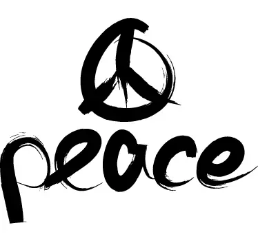 Sticker decorativo simbolo della pace - TenStickers