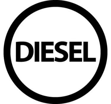 Sticker decorativo veicolo diesel - TenStickers