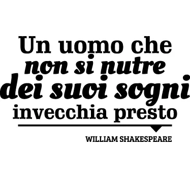 Sticker decorativo William Shakespeare - TenStickers