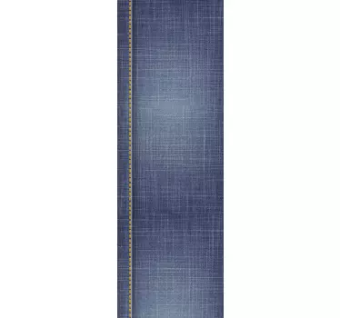 Sticker frigorifero texture blue jeans - TenStickers
