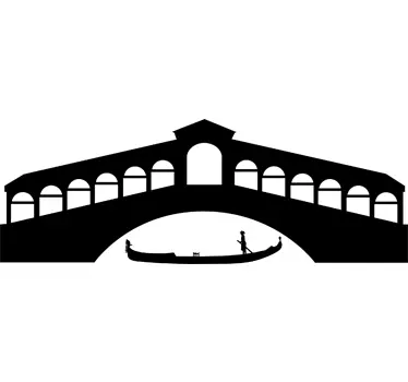 Sticker gondola Venezia - TenStickers