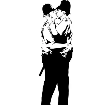 Adesivo murali Bansky - TenStickers