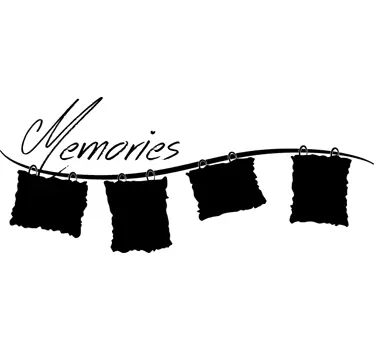 Wall sticker  foto memories - TenStickers