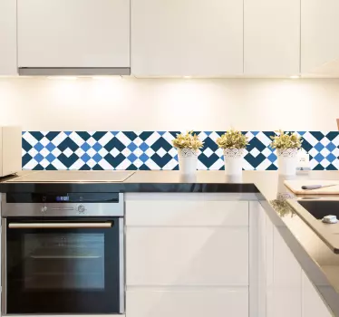 Adesivo piastrelle geometriche - TenStickers