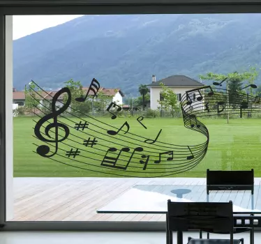Adesivo ornamentale pentagramma - TenStickers