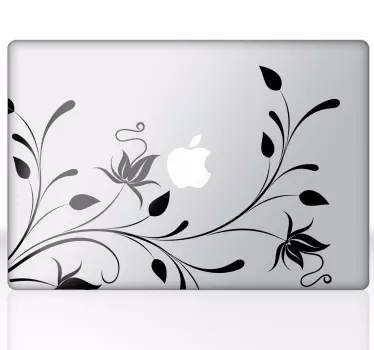 Adesivo pc piante silhouette - TenStickers