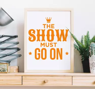 Adesivo con citazione dei Queen - TenStickers
