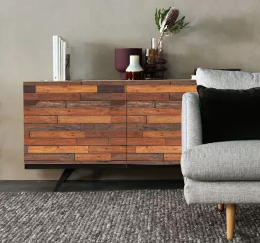 Carta adesiva per mobili texture doghe in legno - TenStickers