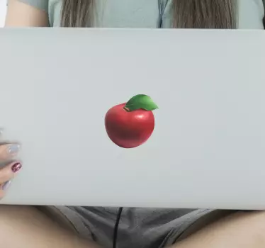 Adesivo per mac con la mela - TenStickers