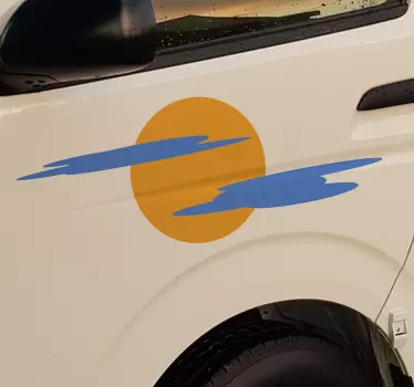 Adesivo camper design sole - TenStickers