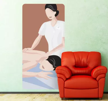 Wall sticker Massaggiatrice - TenStickers