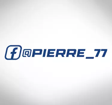 Adesivo per auto corse su facebook - TenStickers