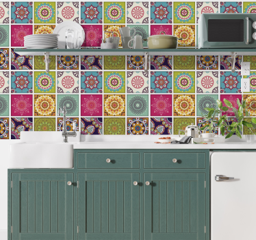 Adesivo murale ornamenti marocchini - TenStickers