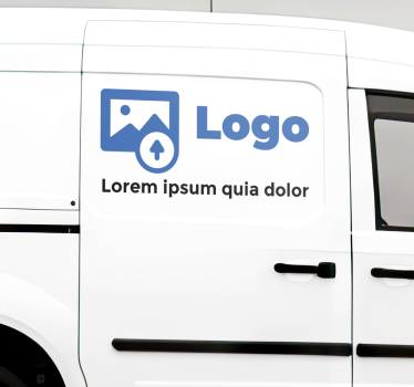 Adesivo pubblicitari per auto logo personalizzati - TenStickers