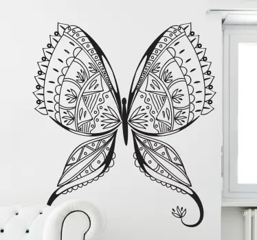 Adesivi decorativi farfalla dettagliata - TenStickers