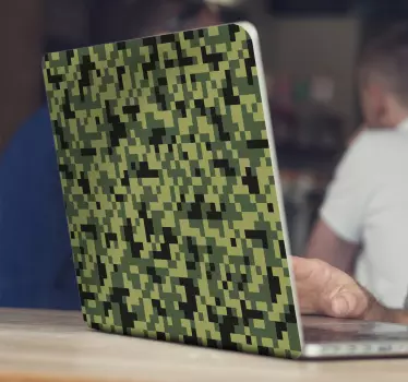 Adesivo per pc mimetica pixel - TenStickers
