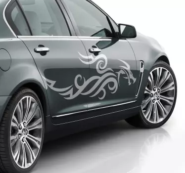 Adesivo per auto stile tribale - TenStickers