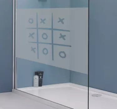 Adesivo box doccia tris - TenStickers