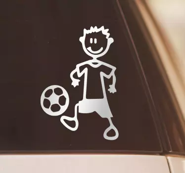 Adesivo calcio giocatore di calcio - TenStickers