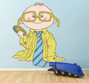 Adesivo cameretta travestimento papà - TenStickers