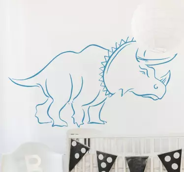 Adesivo decorativo Triceratopo - TenStickers