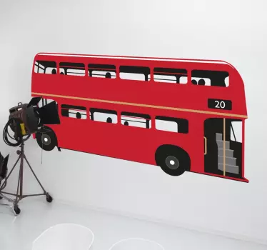 Adesivo decorativo bus Londra - TenStickers