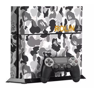 Adesivo decorativo Camouflage PS4 - TenStickers