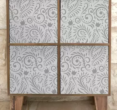 Adesivo decorativo componenti botanici eleganti - TenStickers