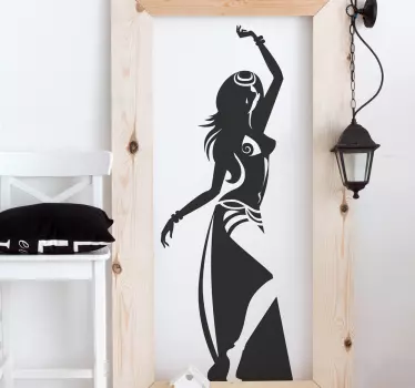 Adesivo decorativo danzatrice del ventre - TenStickers