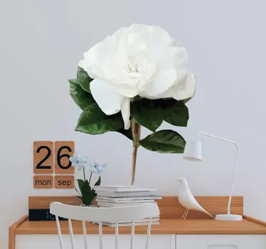Adesivo decorativo floreale poligonale - TenStickers