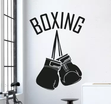 Adesivo decorativo guanti da boxe - TenStickers