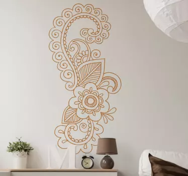 Adesivo mural soggiorno mandala - TenStickers